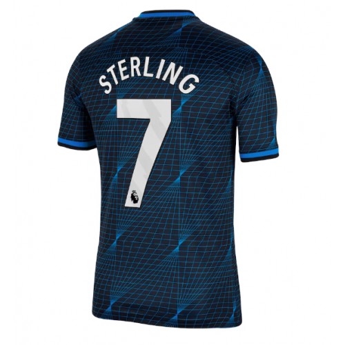 Pánský Fotbalový dres Chelsea Raheem Sterling #7 2023-24 Venkovní Krátký Rukáv